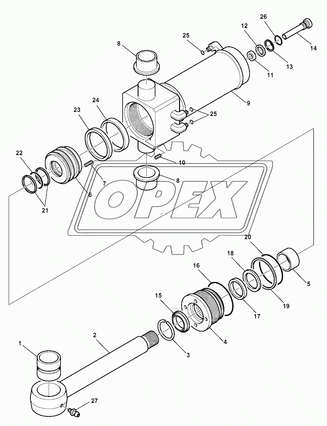 BOOM SWING CYLINDER