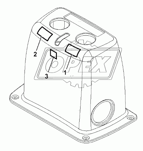 MARK PLATE (BACKHOE)