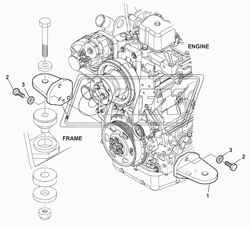 ENGINE (MOUNTING PARTS)