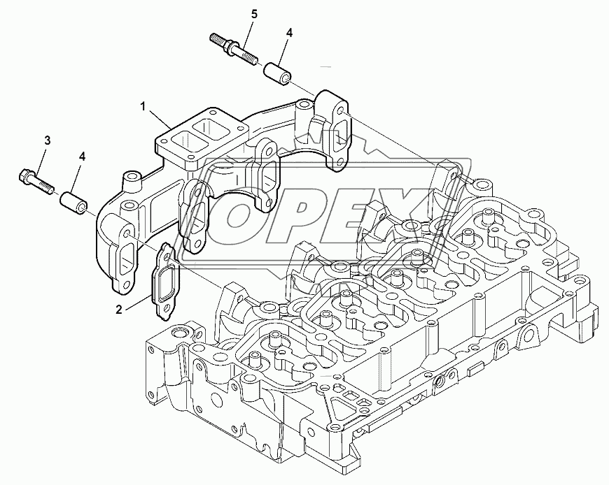 EXHAUST MANIFOLD (1/3)
