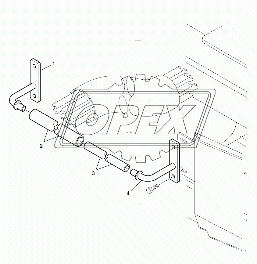 HOSES BACKHOE PROTECTION