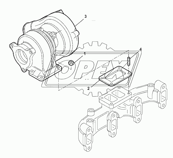 EXHAUST MANIFOLD (2/3)