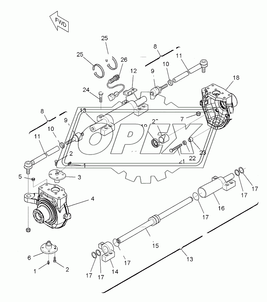 FRONT AXLE (2/7)