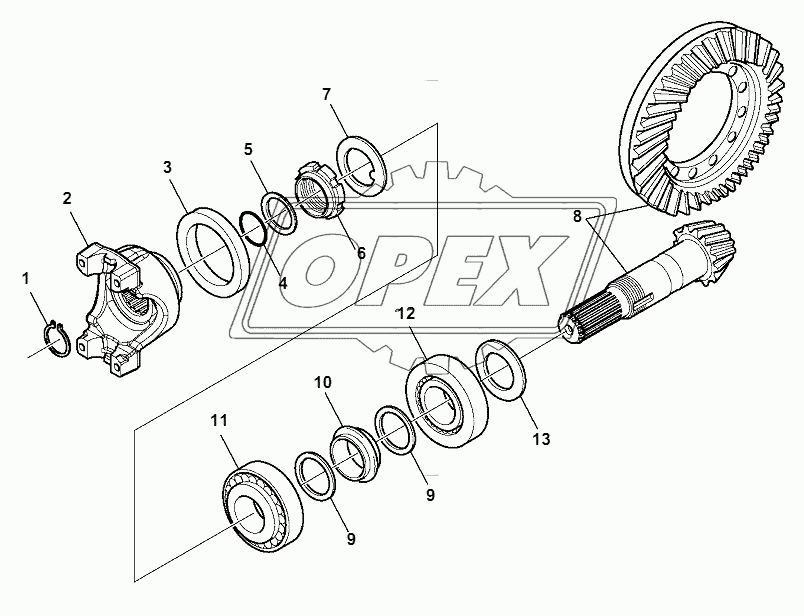 FRONT AXLE (3/7)