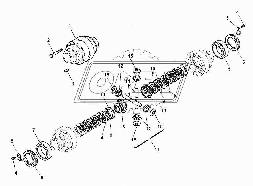 FRONT AXLE (4/7)