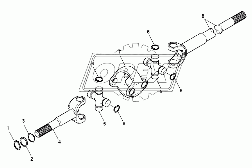 FRONT AXLE (5/7)