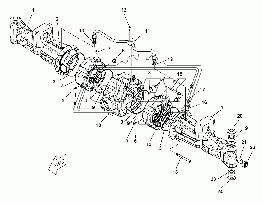 REAR AXLE (1/10)