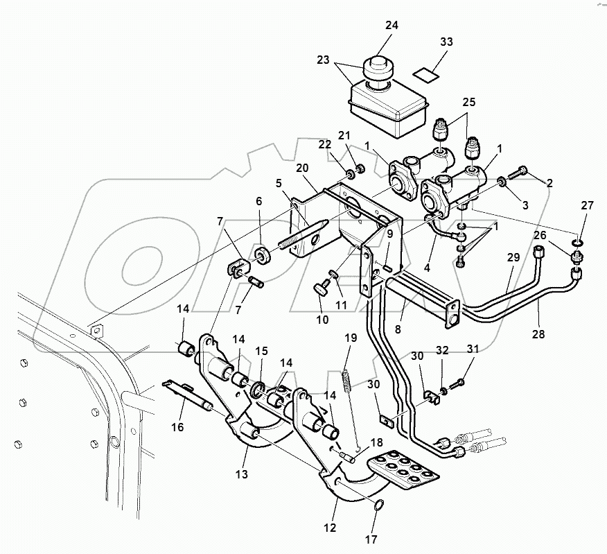 BRAKING CONTROL PEDAL