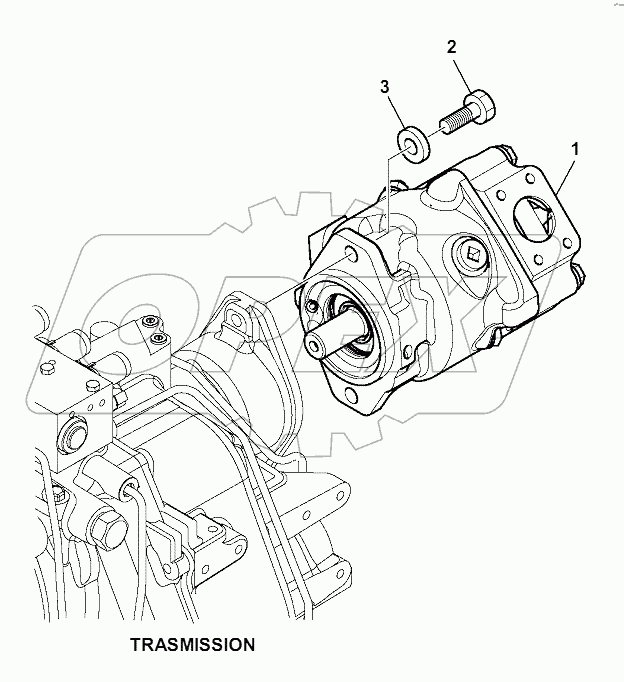 HYDRAULIC PUMP FIXING