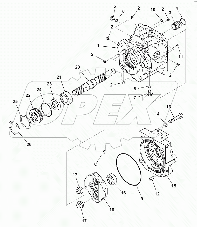 HYDRAULIC PUMP (1/5)