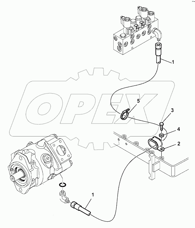 HYDRAULIC PIPING (POWER MODE)