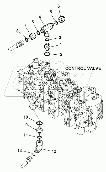 HYDRAULIC PIPING (LOAD SENSING) (1/2)