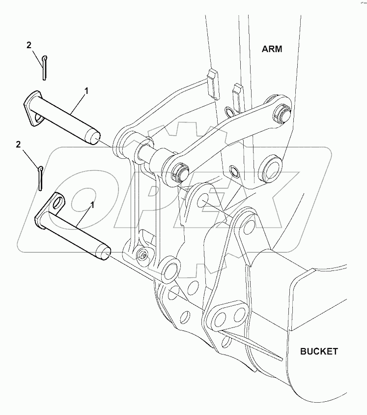 BUCKET PIN (O 45 mm)