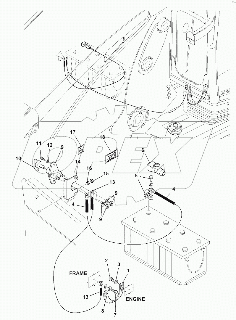 ELECTRICAL SYSTEM (BATTERY DISCONNECTING SWITCH)