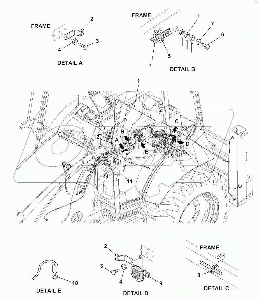 ELECTRICAL SYSTEM (FRAME LINE) (1/2)