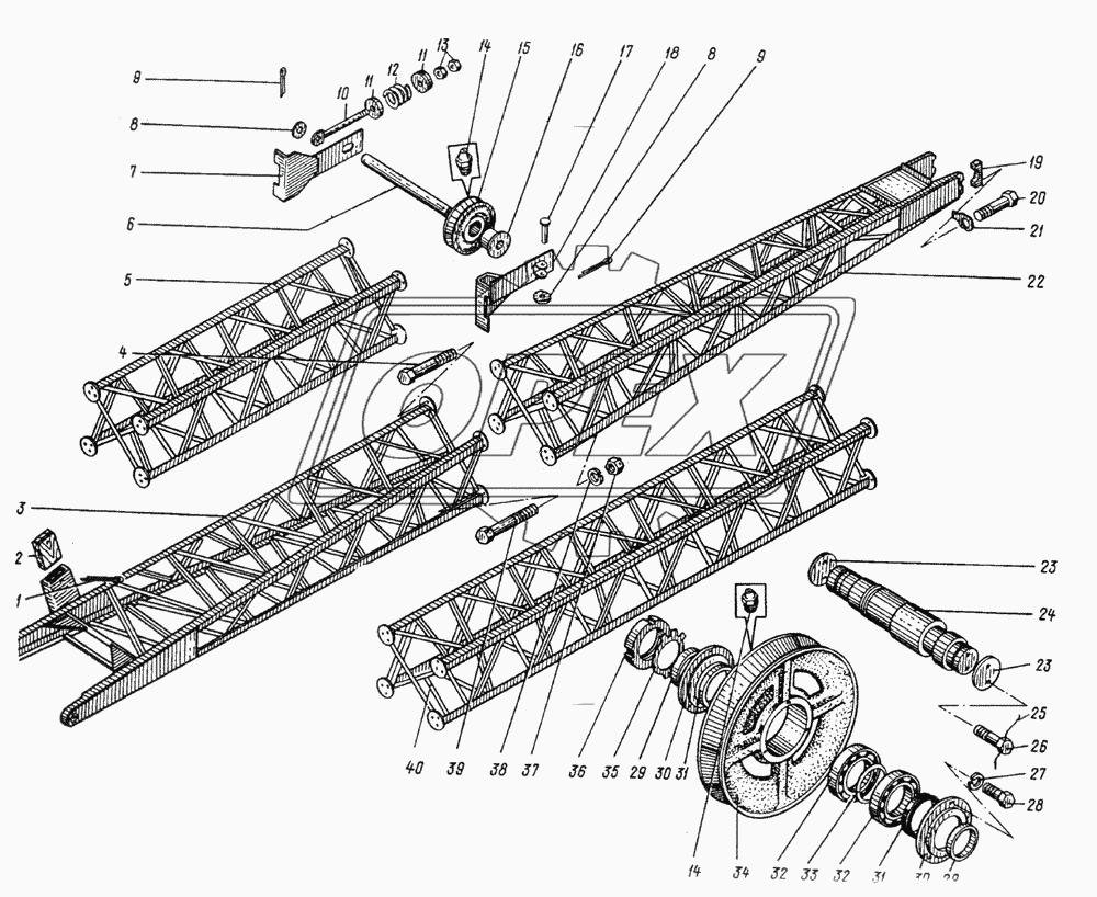 652Б.200 Стрела решетчатая