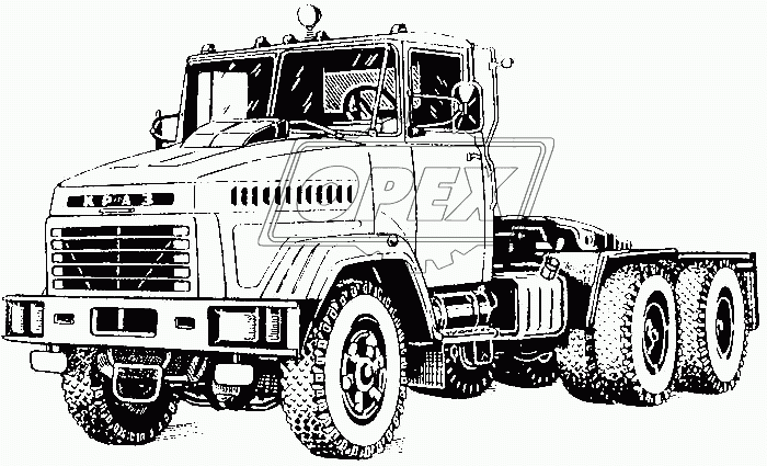 Общий вид автомобиля КрАЗ-6443 (644301)