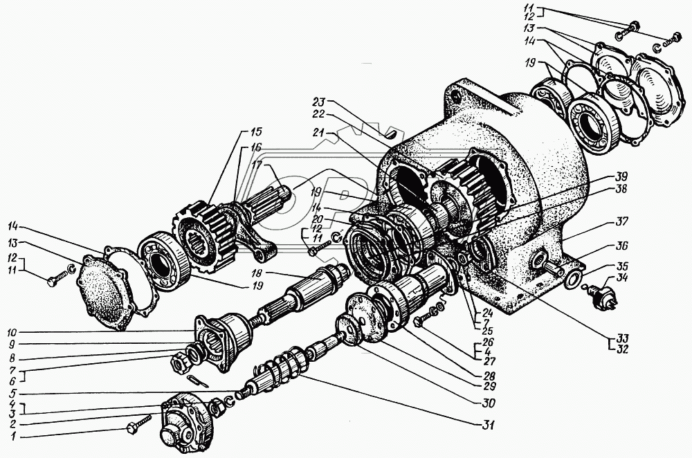 Коробка отбора мощности 1