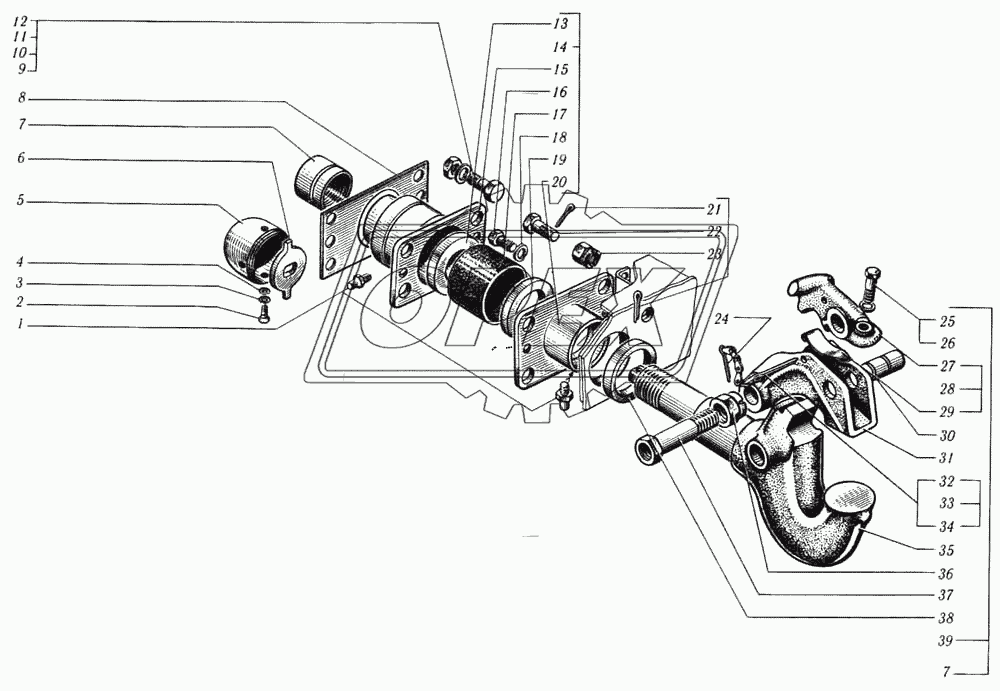 Прибор буксирный КрАЗ-65101