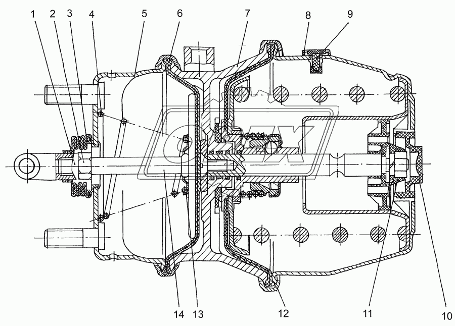 Камера тормозная