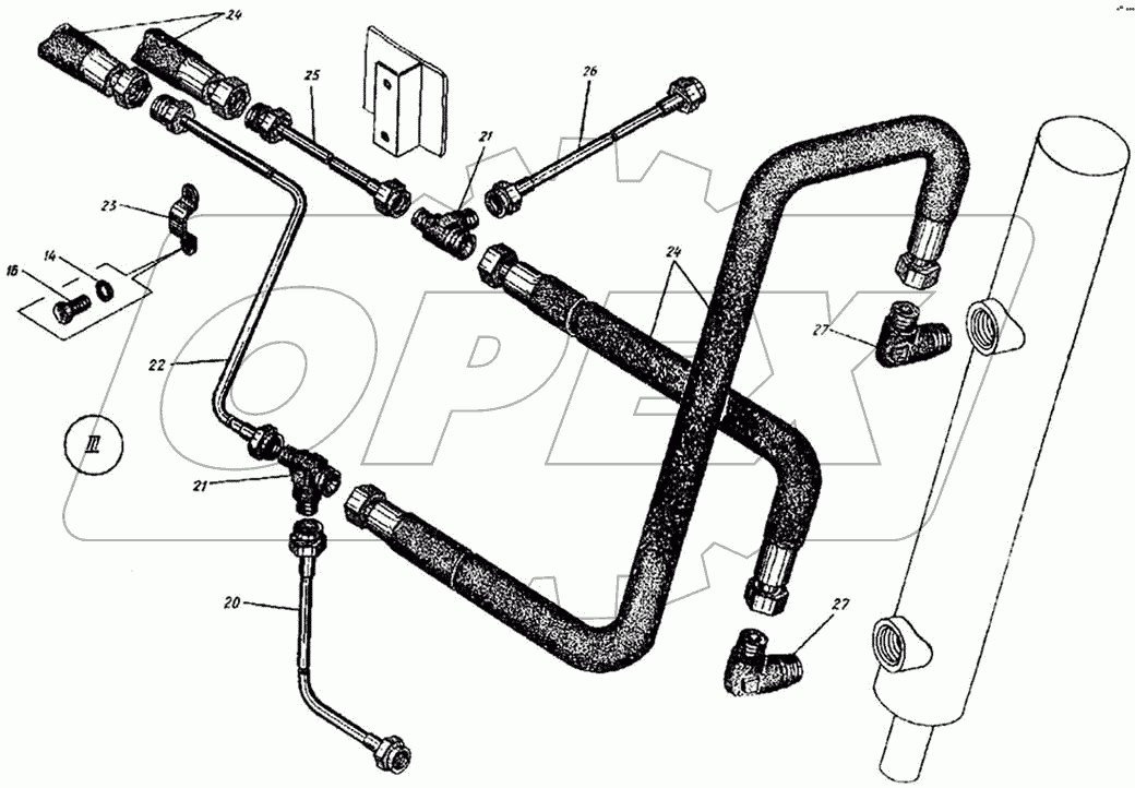 Гидросистема ДС-143.05.00.000