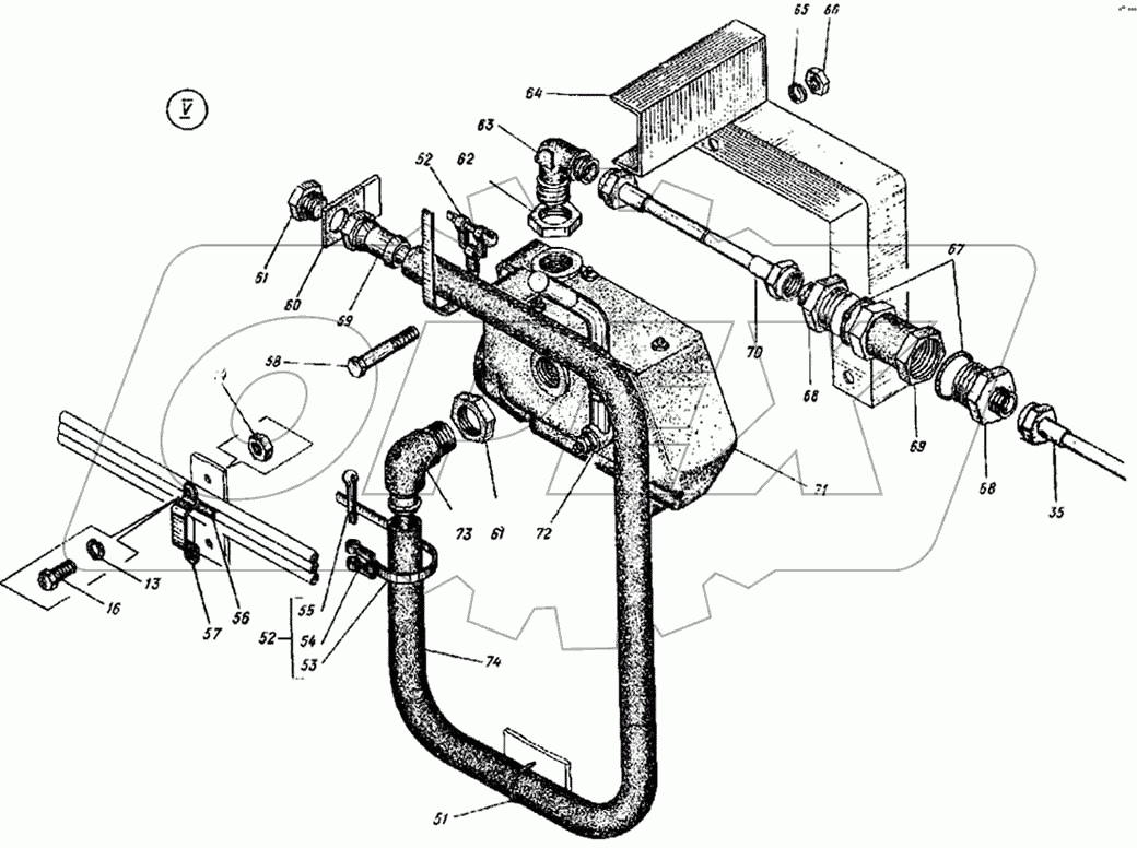 Гидросистема ДС-143.05.00.000