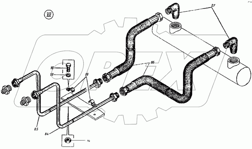 Гидросистема ДС-143.05.00.000