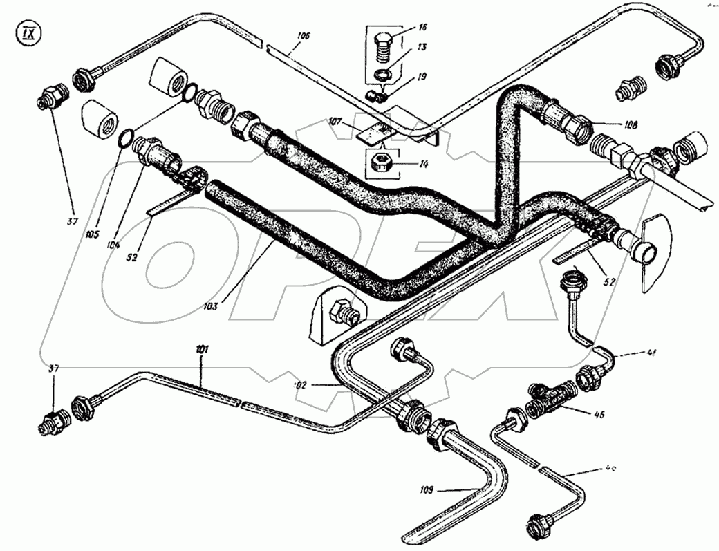 Гидросистема ДС-143.05.00.000