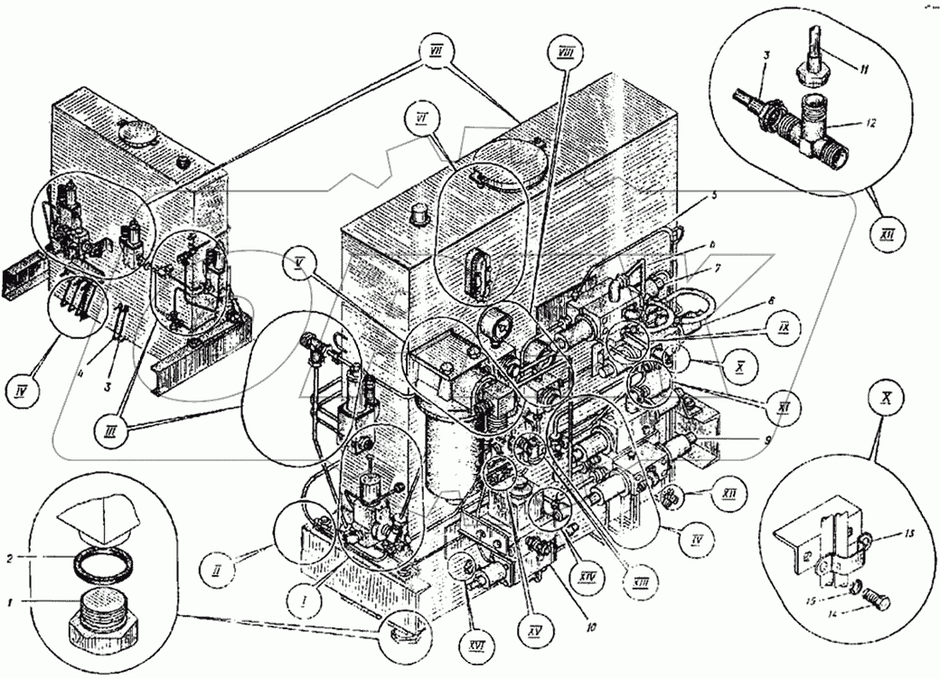 Гидросистема ДС-143.05.00.000