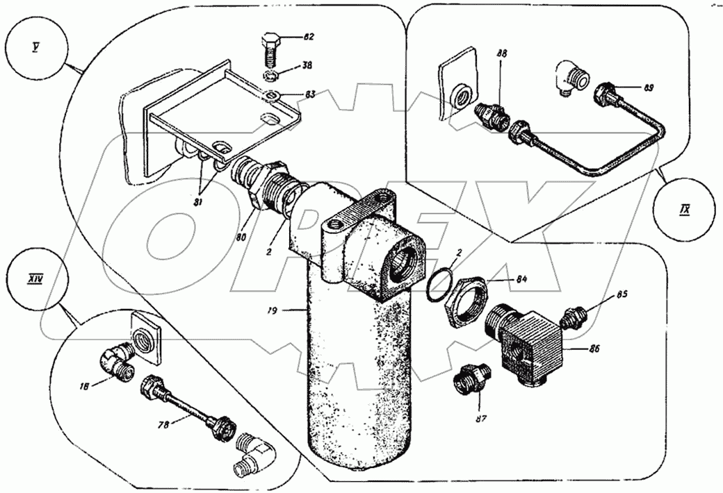 Гидросистема ДС-143.05.00.000