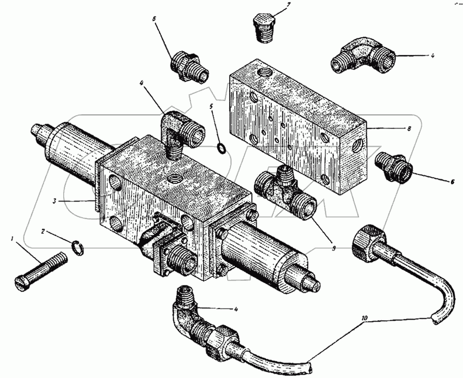 Гидросистема ДС-143.05.00.000