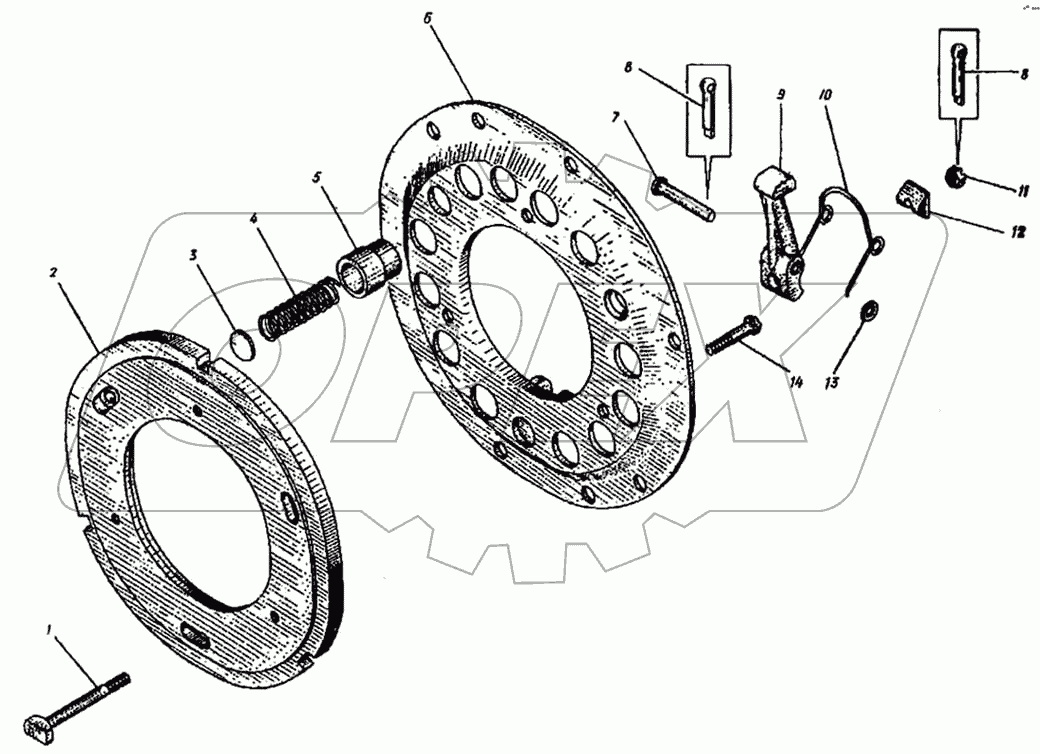 Установка двигателя ДС-143А.31.02.000
