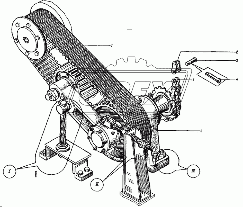 Ременная передача ДС-143А.31.05.000 1