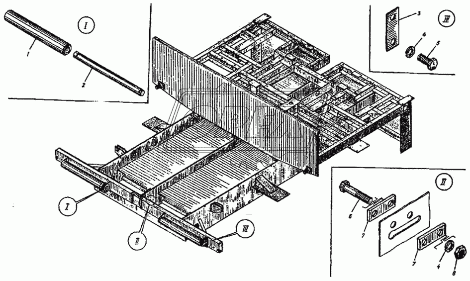 Рама нижняя ДС-143А.31.10.000