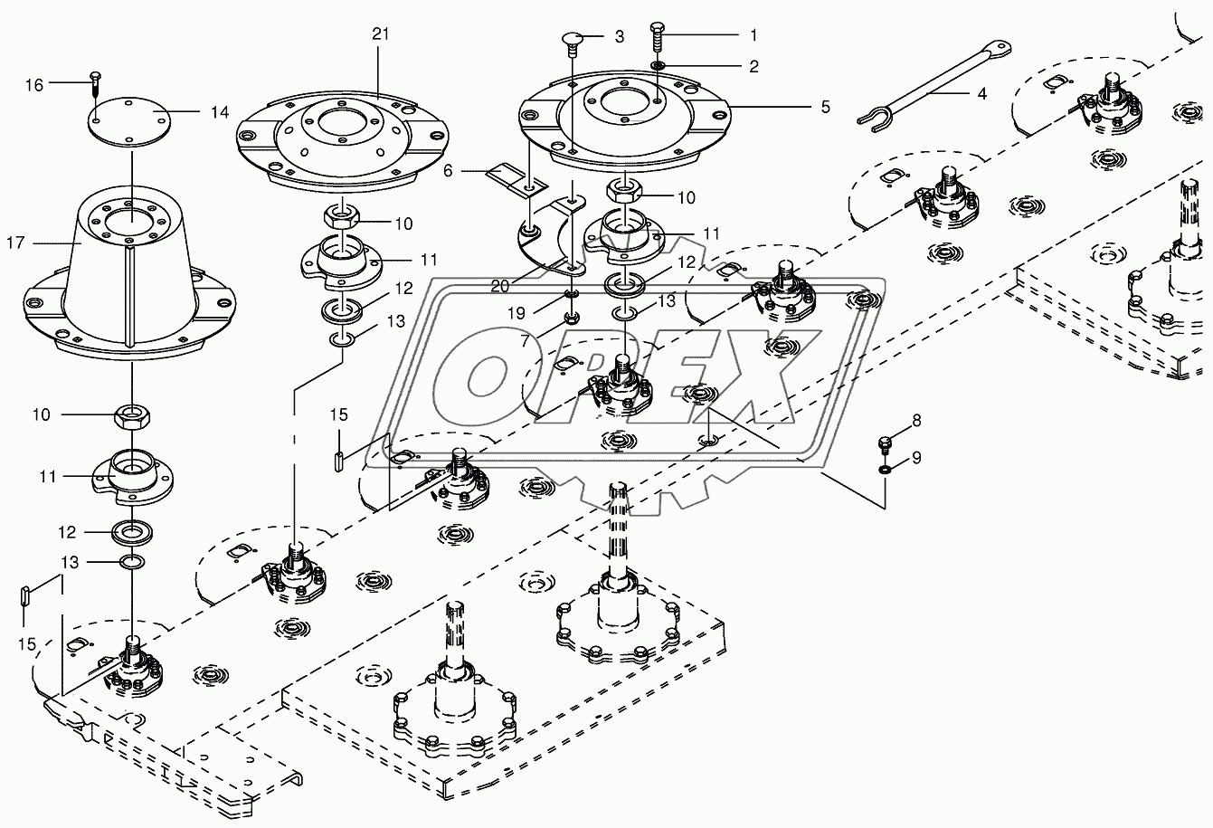 Cutter bar with quick coupler 2