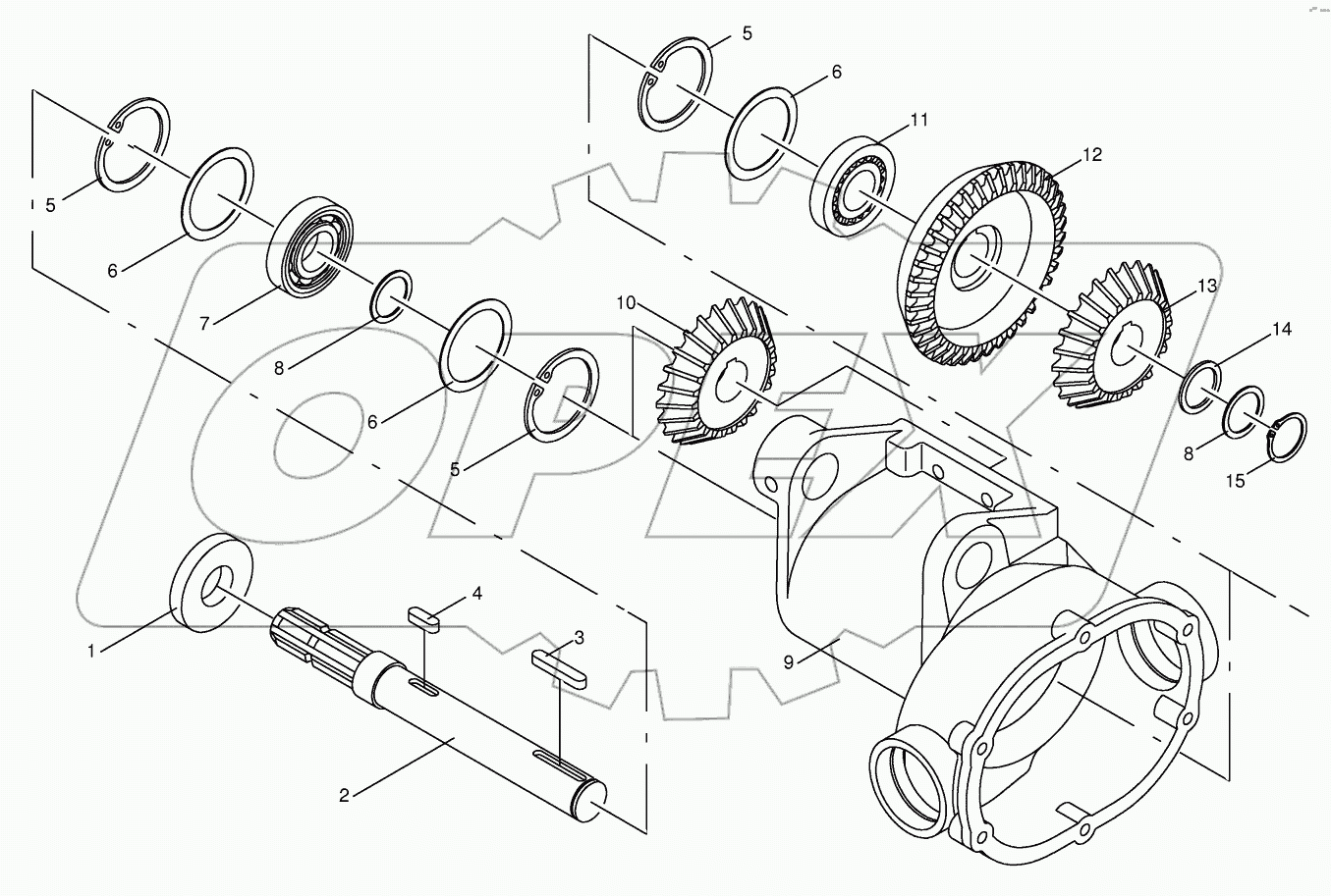 Gearbox and driving shaft