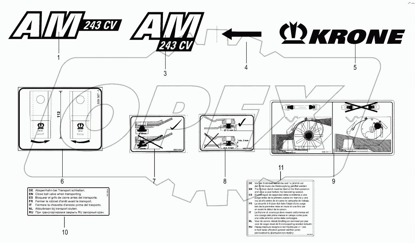 General information labels