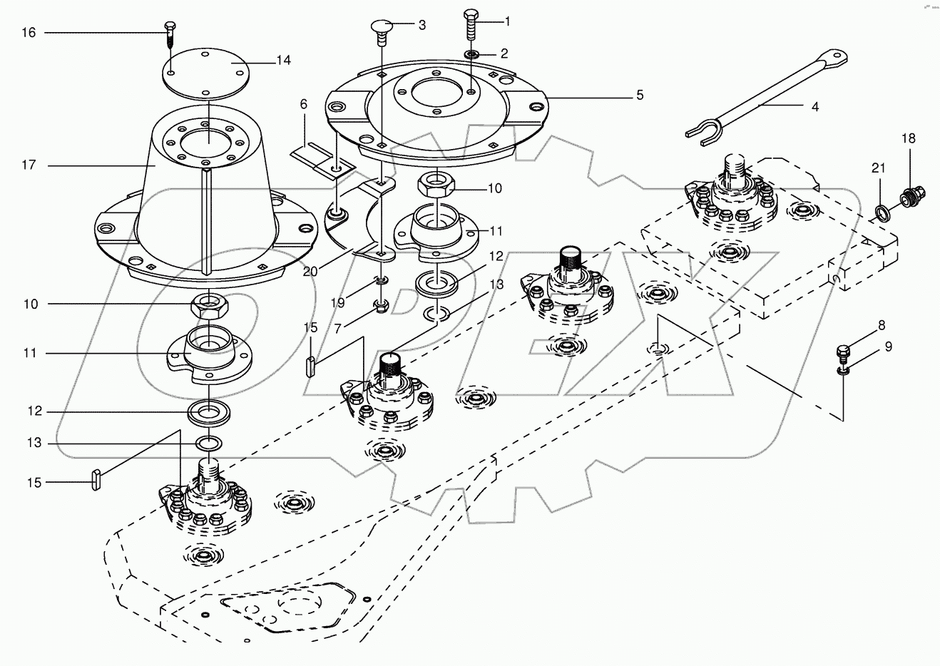 Cutter bar with quick coupler