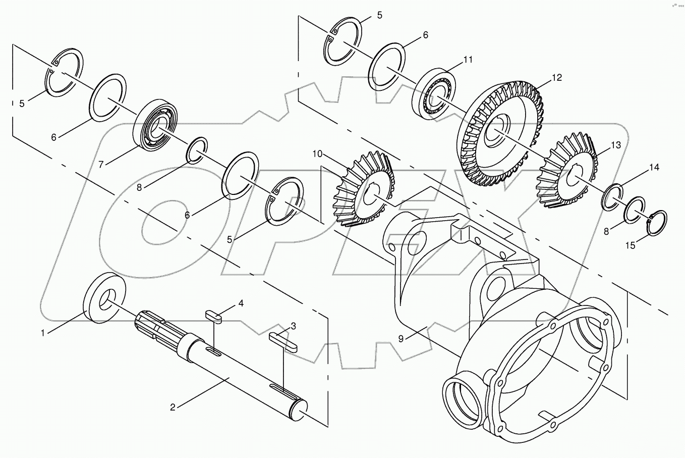 Gearbox and driving shaft