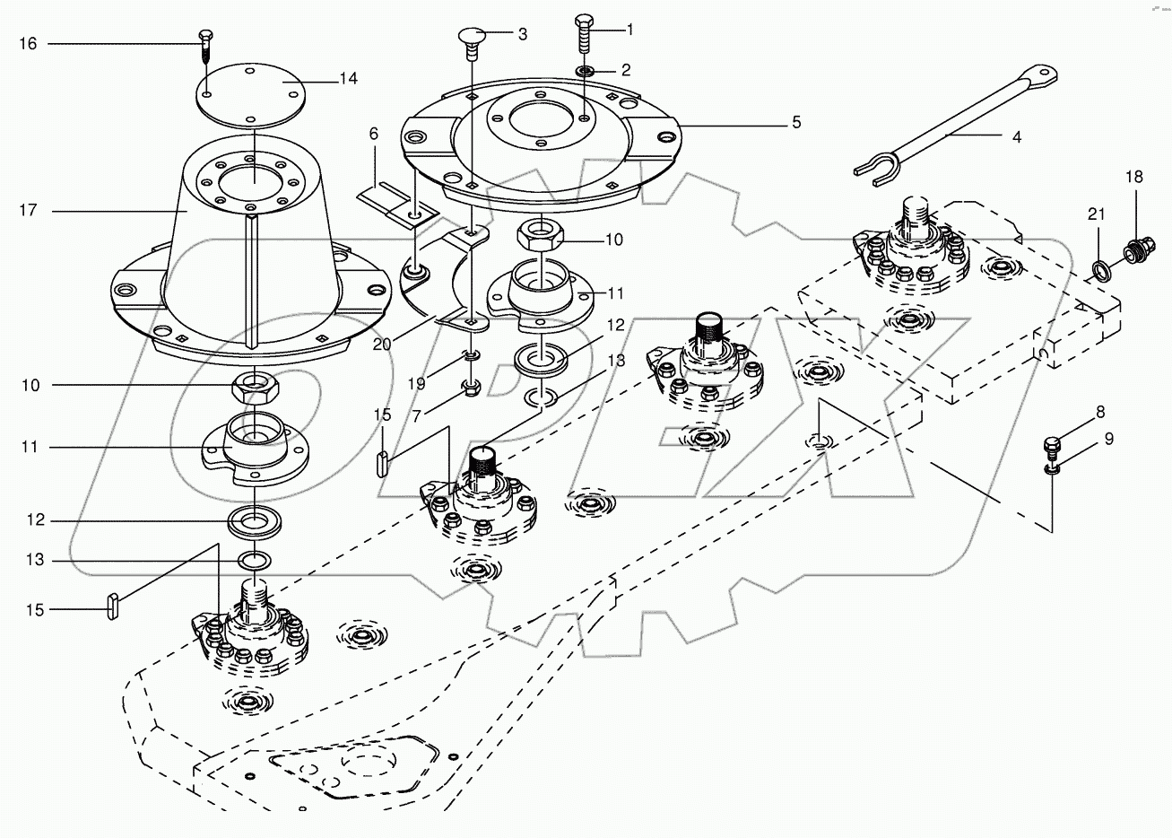 Cutter bar with quick coupler