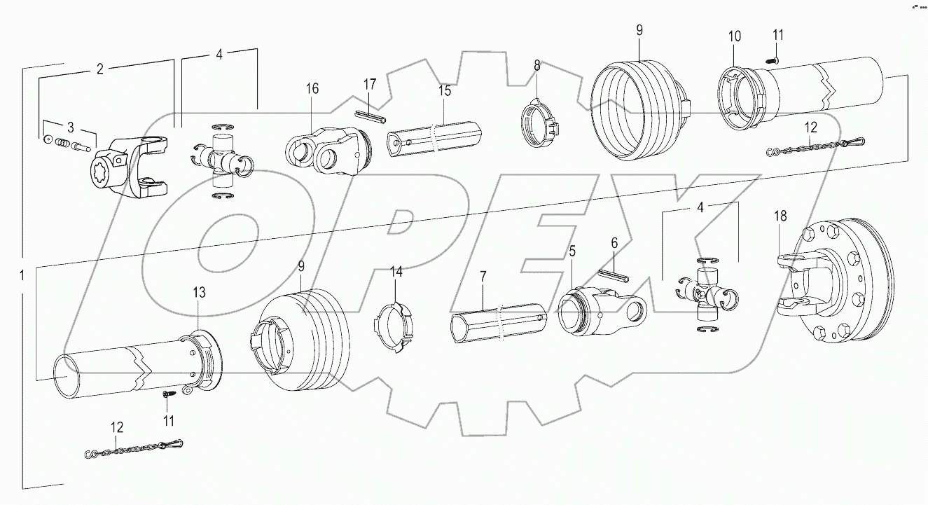 Pto drive shaft-BYPY