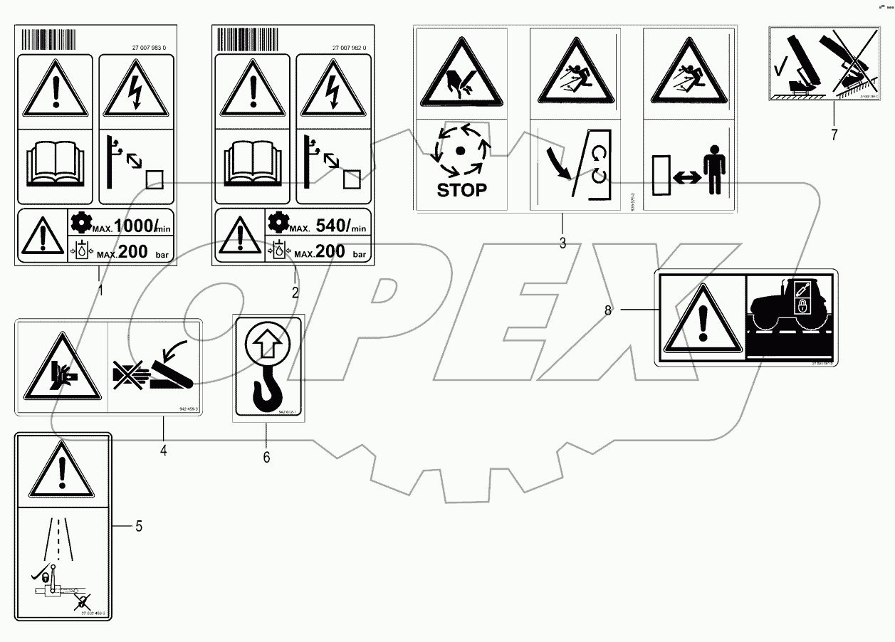 General information labels