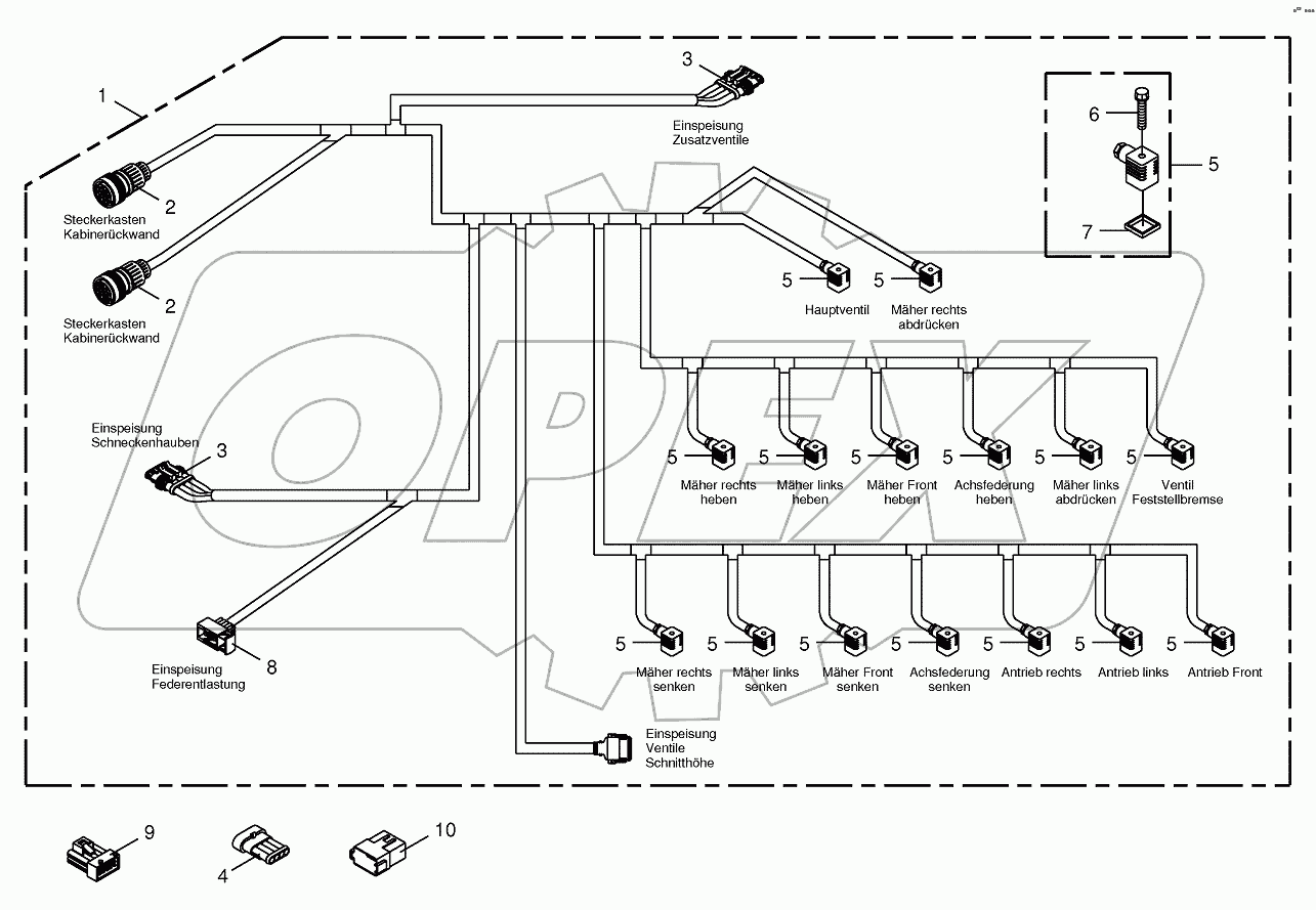 Wiring Harness - valve block