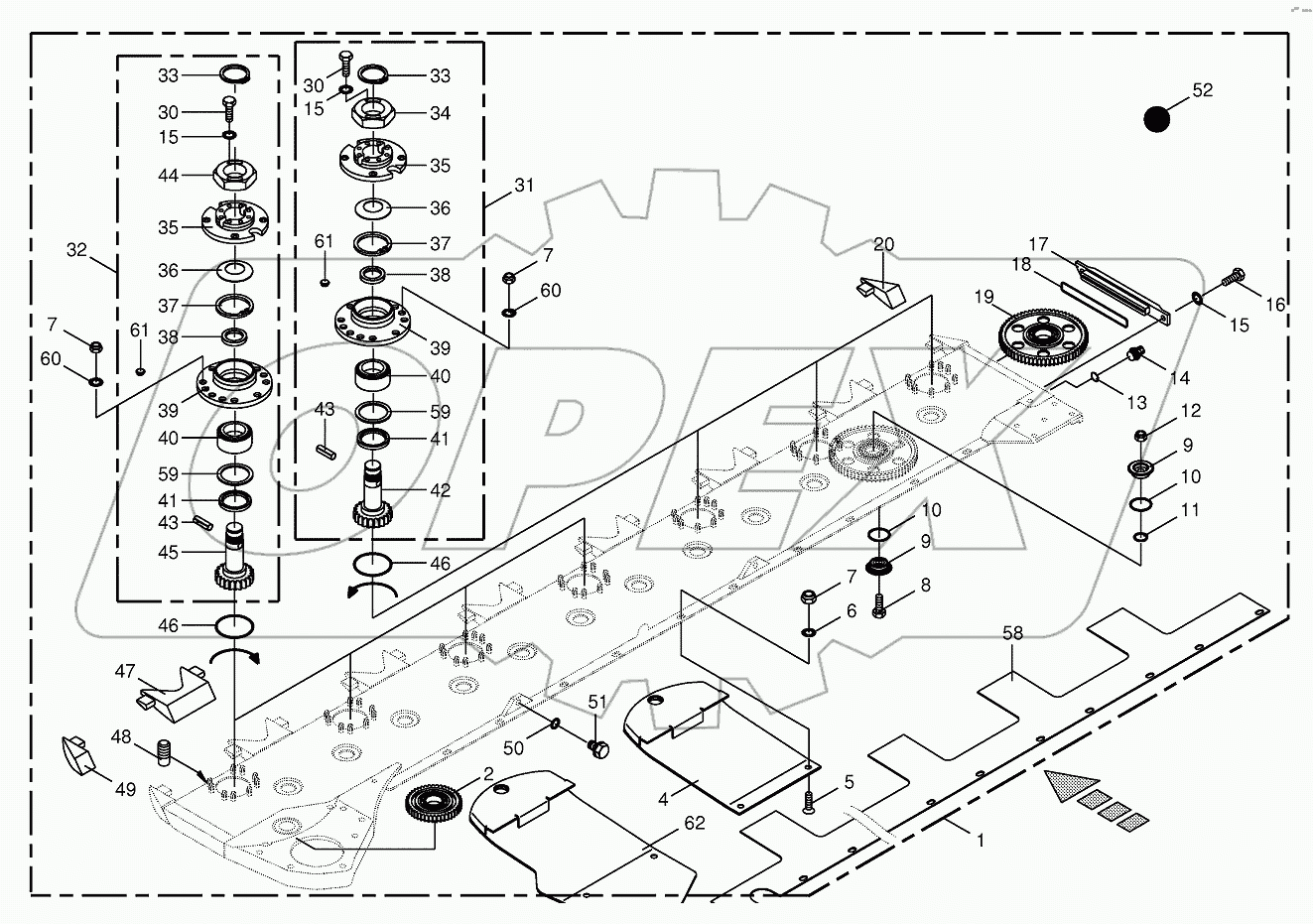 Cutter bar - SafeCut INSIDE - front/lateral-CRI