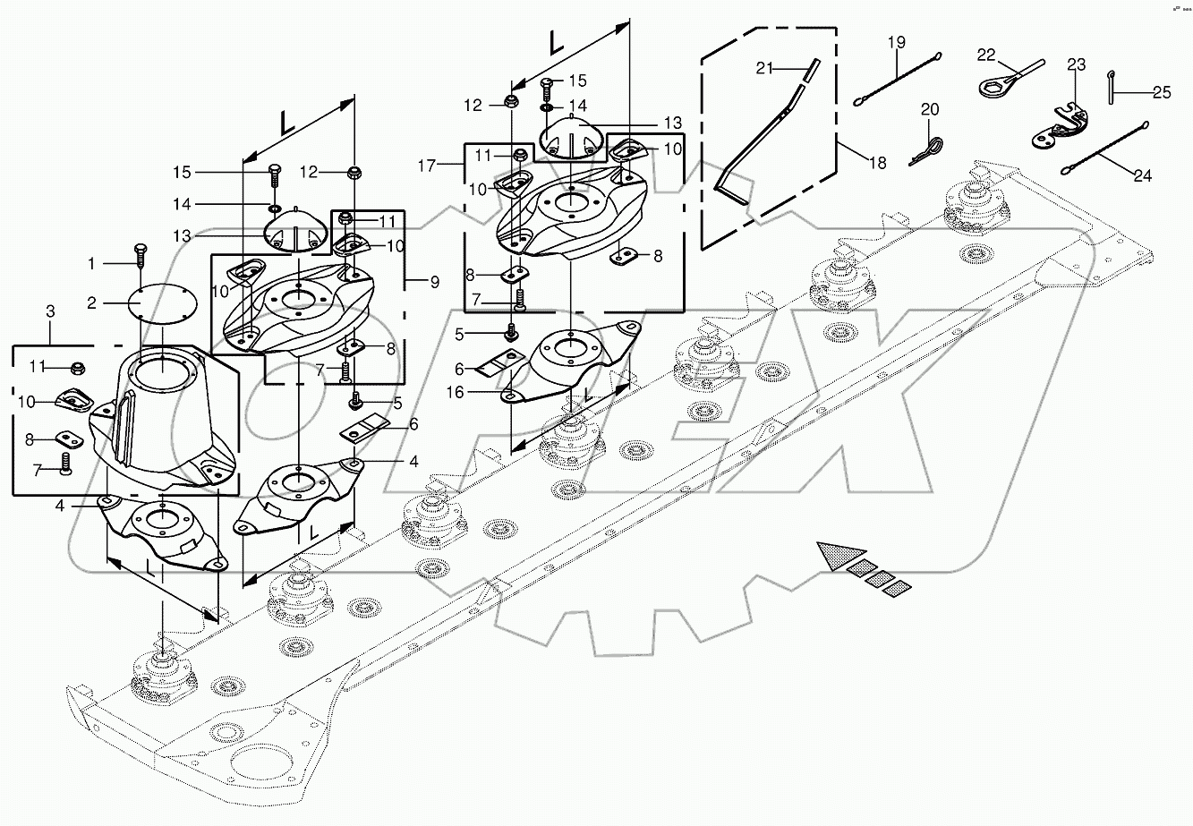 Blade quick coupler - front-CV