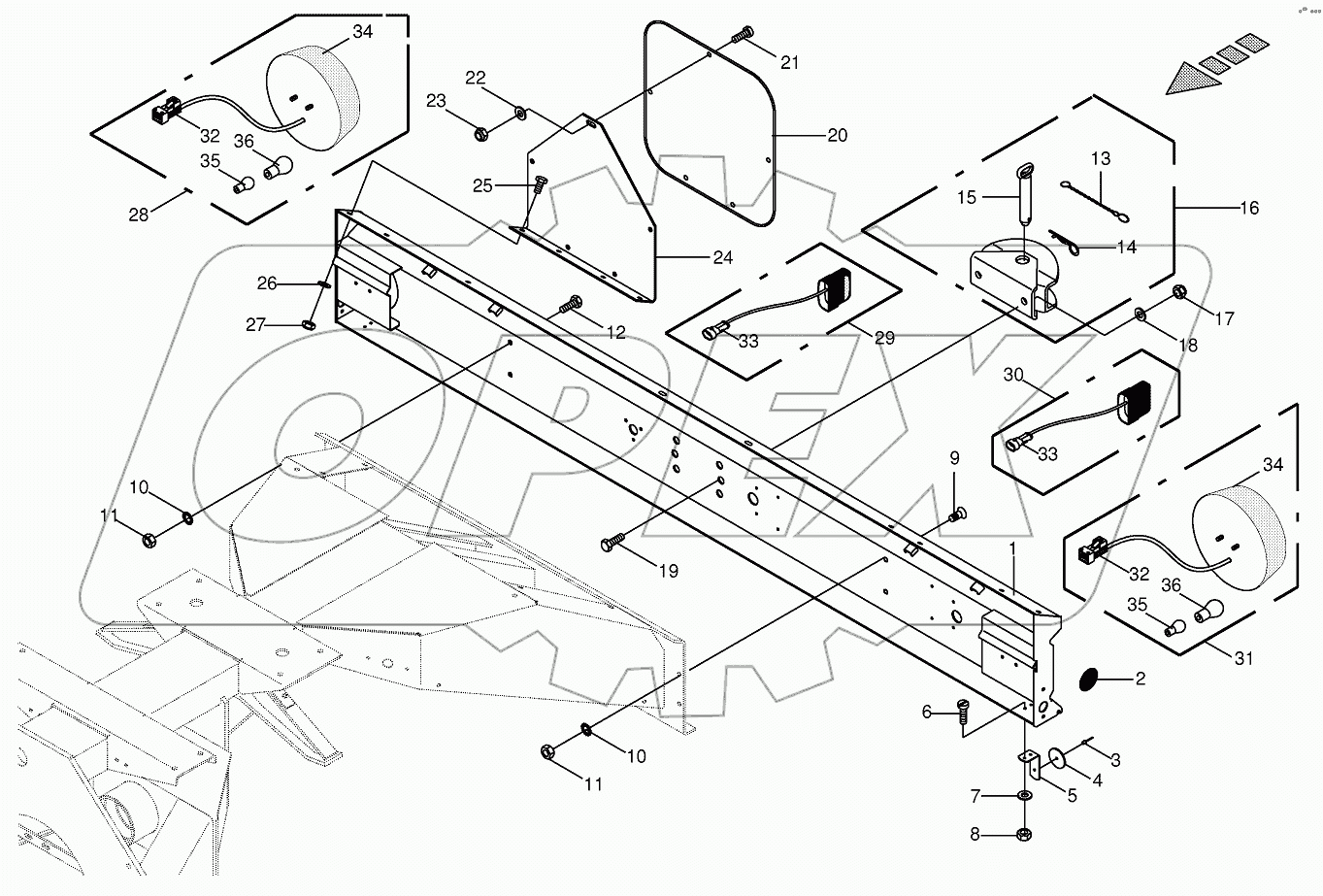 Lighting bracket / trailer hitch