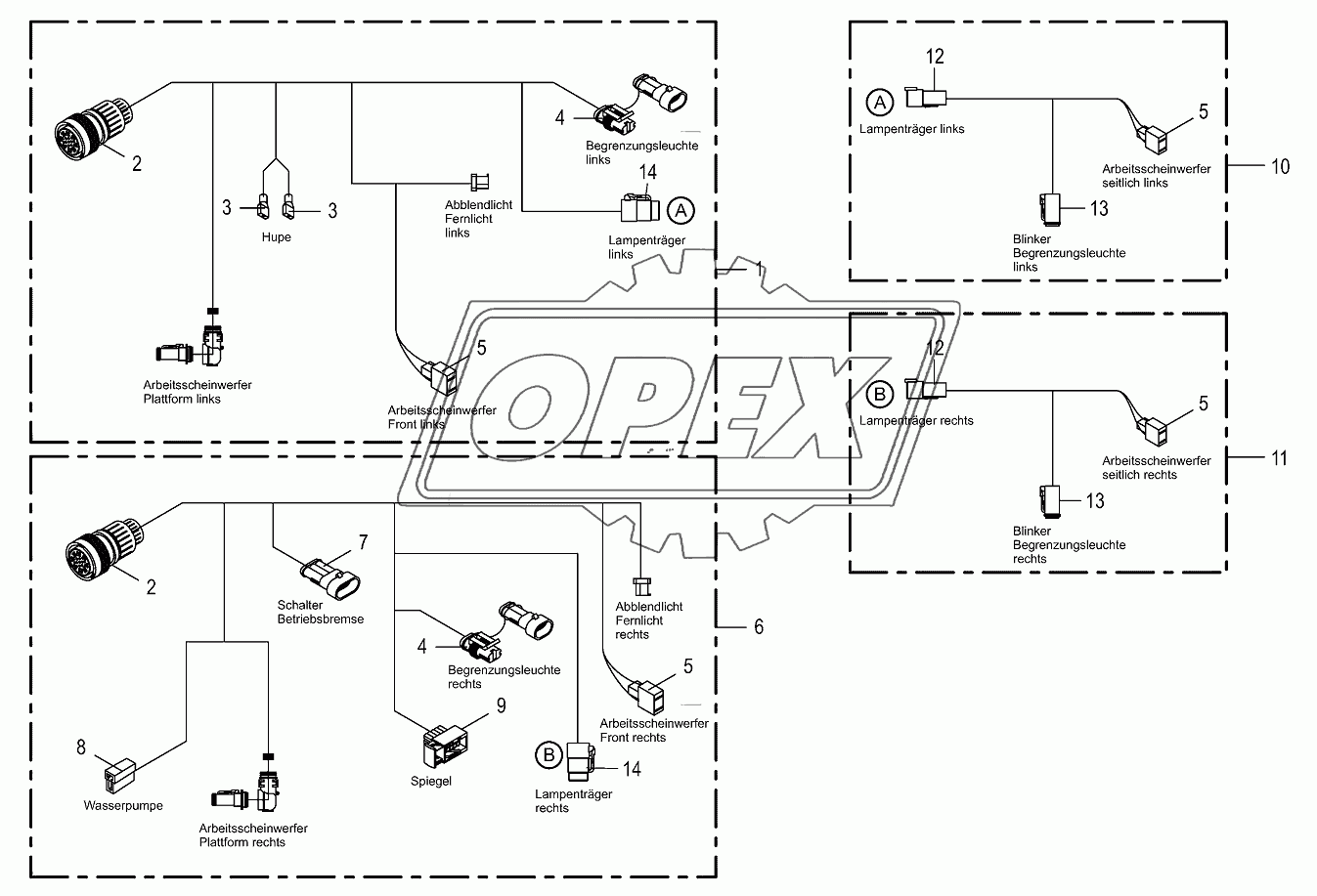 Wiring Harness-lighting-front