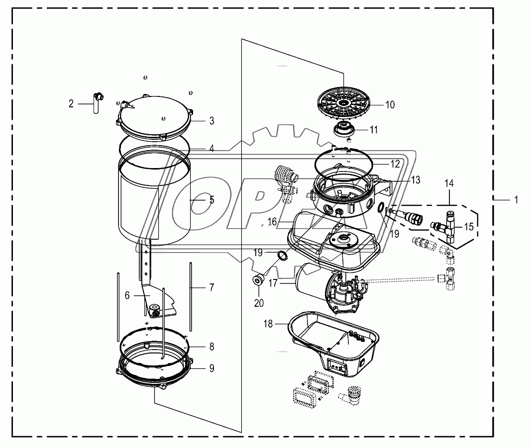 Pump for central lubrication