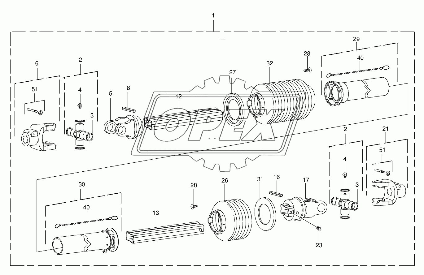 Main Pto shaft