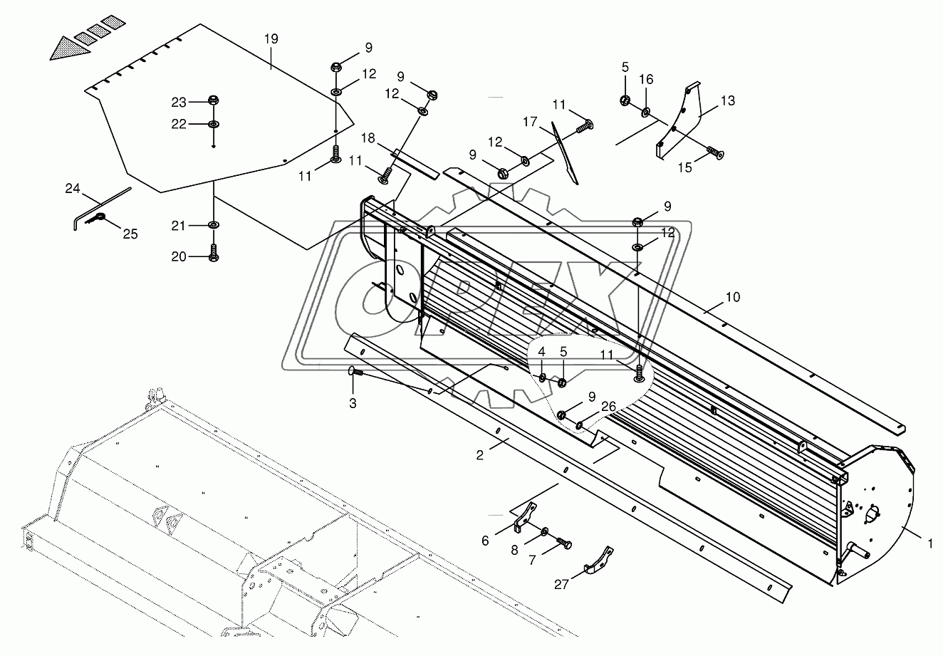 Auger trough-lateral 1